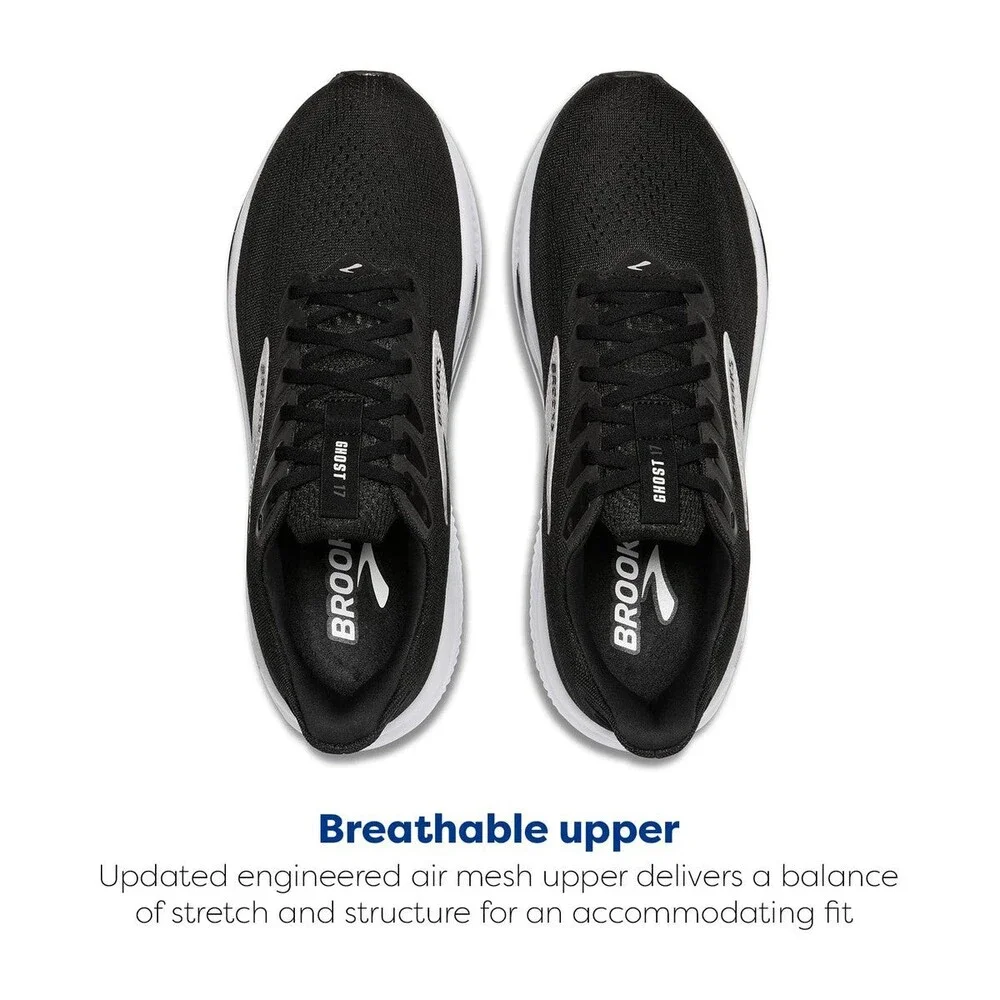 Brooks Men's Ghost 17 Black/Grey/White 110442-1D-090